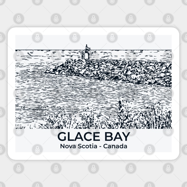 Glace Bay - Nova Scotia Magnet by Lakeric